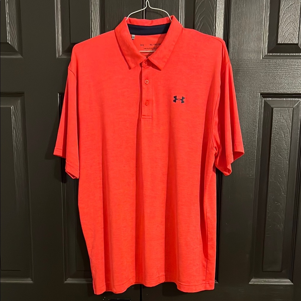 Under Armour Men's Red Polo Shirt
